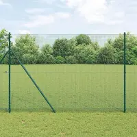 Syfax Recinzione a rete saldata da fissare a terra 10 x 1,5 m Verde