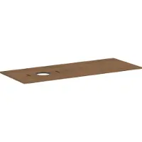 Hansgrohe Xilesa E Console avec découpe à gauche pour lavabo à poser, sans trou pour robinetterie, 1375x550x16mm, 54278550, 54278550