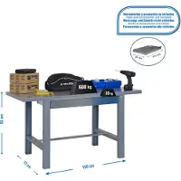 Simonwork (bancos De Trabajo) Banco Da Lavoro Bt6 Box 830x1500x730 Mm