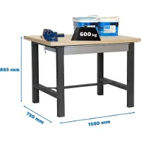 Simonwork (bancos De Trabajo) Banco Da Lavoro Bt6 Box 865x1500x750 Mm