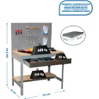 Simonwork (bancos De Trabajo) Banco Da Lavoro Bt2 Box 1445x1510x610 Mm