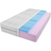 Furnlux Classic FURNLUX Materasso senza molle Rumba Bianco 80x180cm / Hauptfarbe: Weiß / Dimensioni: 80 x 180 x 14 cm