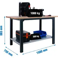 Simonwork (bancos De Trabajo) Banco Da Lavoro Bt6 Pro 865x1500x750 Mm