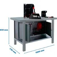 Simonwork (bancos De Trabajo) Banco Da Lavoro Bt6 Pro 830x1800x730 Mm