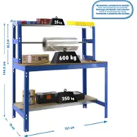 Simonwork (bancos De Trabajo) Banco Da Lavoro Bt4 1445x1510x760 Mm