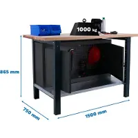 Simonwork (bancos De Trabajo) Banco Da Lavoro Bt6 Pro 865x1500x750 Mm