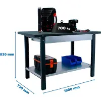 Simonwork (bancos De Trabajo) Banco Da Lavoro Bt6 Pro Box 830x1800x730 Mm