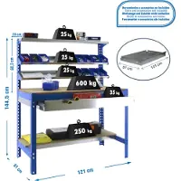 Simonwork (bancos De Trabajo) Banco Da Lavoro Bt1 Box 1445x1210x610 Mm