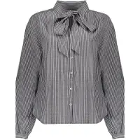 Geisha Blouse Stripes With Bow Grey/white Taglia: M | Magliette intime Outlet | Donna | Bianco