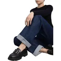 Xti per donna. 14442902-NEGRO Mocassini 144429 neri (36), Nero, 3 a 5cm, Nessuno, Casual, Classico
