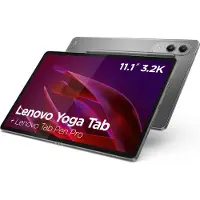 Lenovo Yoga Tab 11.1 12GB 256GB - Luna Grey + Pen Processore Qualcomm Snapdragon 8 Gen 3 3,3 GHz , Android 15 o versioni successive, 256 GB UFS 4.0 - ZAG60076SE