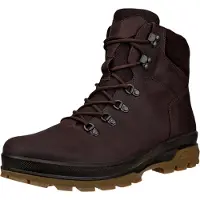Ecco Rugged Track Waterproof Lace Boot Stivali per il tempo libero Uomo (42, nero/marrone)
