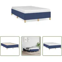 The Living Store Rete da letto blu 120x190 cm Tessuto