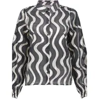 Geisha Blouse Black/gold Taglia: M | Maglie a manica lunga Outlet | Donna | Nero