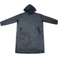 vidaXL Coperta con cappuccio blu navy L flanella