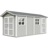 Timbela Casetta da giardino di 11,47 m² - H252x250x530 cm - M915C-TUNDRA GREY