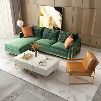 AEA Ecksofa Wohnlandschaft Polster Eck Sofa Couch Sitz Garnitur Modern Stoff L-Form