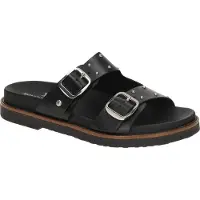 Pikolinos per donna. W7Z-0939 Sandali Aitana in pelle nera (35), Nero, 1 a 3 cm, Nessuno, Casual