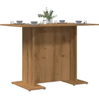 Prolenta Maison Exclusive - Tavolo da pranzo in rovere artigianale 110x60x75 cm Materiale ligneo