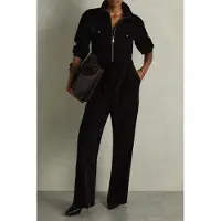 Reiss Velvet Jumpsuit Black Taglia: 8 | Tute Outlet | Donna | Nero
