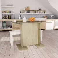 Prolenta Maison Exclusive - Tavolo da pranzo in rovere Sonoma 110x60x75 cm Materiale ligneo