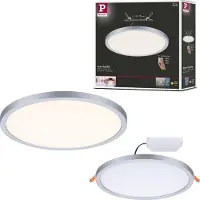 Paulmann Panel Areo 830 rotonda cromata dimmerabile, 23 cm