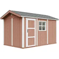 Timbela Capanno da giardino di 8,68 m² - H252x250x412 cm - M914-REDWOOD RED