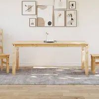 Prolenta Maison Exclusive - Tavolo da pranzo , 180x90x75 cm, in legno massello di pino