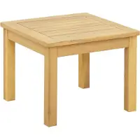 Syfax Tavolino da salotto Acacia chiaro 45 x 45 x 36 cm