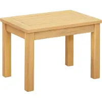 Syfax Tavolino da salotto Acacia chiaro 50 x 35 x 36 cm