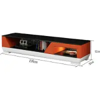 AEA Credenza di design cassettiera scaffale basso soggiorno rtv pelle
