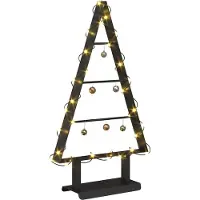 Syfax Albero di Natale in metallo KUOPIO 60 cm Acciaio Nero