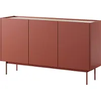 Furnlux Classic FURNLUX Credenza Colore Rosso 144cm / Hauptfarbe: Rot / Dimensioni: 144 x 37 x 83 cm