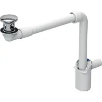 Geberit vidange de lavabo/siphon de chambre pour un ou deux robinets à colonne, 152.073.21.1, 152.073.21.1
