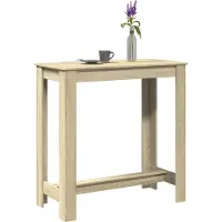 Prolenta Maison Exclusive - Tavolo da bar in rovere Sonoma 102x50x103,5 cm Materiale ligneo