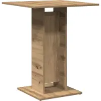 Syfax Tavolo da Bistrot Rovere Artigianale 60x60x75 cm in Truciolato