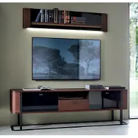 AEA Modern Set TV-Lowboard Komplett Wandregal Einrichtung Wohnzimmer
