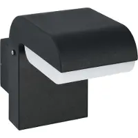Syfax Lampada da Parete da Esterno a LED 9 W Nera Ovale