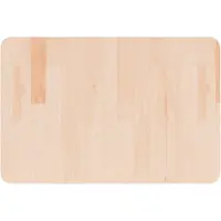 Syfax Piano Bagno 60x40x1,5 cm in Legno Massello Non Trattato
