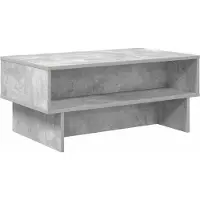 Syfax Tavolino da salotto Grigio cemento 80 x 46 x 35 cm
