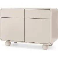Furnlux Classic Credenza FURNLUX Albion Beige 108 cm / Colore principale: beige / Dimensioni: 108 x 75 x 39 cm