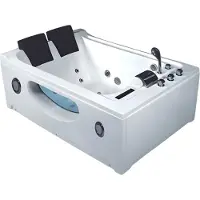 AEA Whirlwanne Whirlpool Blubberbad Hydromassagewanne Spa-Bad 172x120 cm