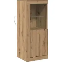 Syfax Madia LED Marrone 41 x 37 x 100 cm Legno multistrato