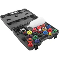 StarTech.com Set di riempimento olio per motori - Set di imbuti universali da 24 pezzi - Imbuto in nylon a prova di perdite - Estensioni ruotabili