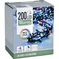 Spetebo 200 luci fiabesche a LED colorate - Distanza tra le lampade 4 m / 2 cm - Timer / Funzioni / Esterno