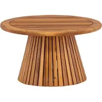 Furnlux Classic FURNLUX Tavolino da esterno Lumpur acacia 70cm / Colore principale: Marrone / Dimensioni: 70 x 70 x 40 cm