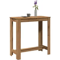 Prolenta Maison Exclusive - Tavolo da bar in rovere artigianale 102x50x103,5 cm Materiale ligneo