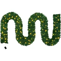 StarTech.com Ghirlanda LED - Catena luminosa da 10 m - 100 LED - Materiale paglia - Per interni - Anniversario/Decorazioni per la casa - Giallo fluorescente