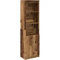 Syfax Credenza Legno Antico 50x35x180 cm in Legno Multistrato