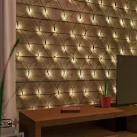 Mojawo 100 LED rete luminosa bianco caldo per interni ed esterni 230V trasformatore timer